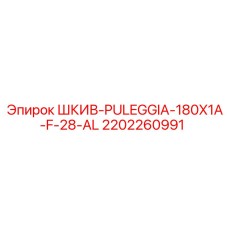 2202260991 ШКИВ-PULEGGIA-180X1A-F-28-AL Epiroc
