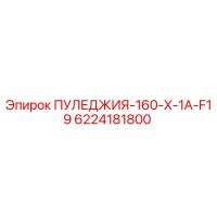 6224181800 ПУЛЕДЖИЯ-160-X-1A-F19 Epiroc