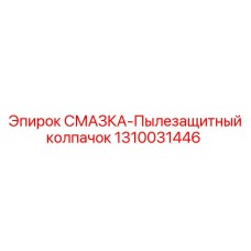 1310031446 СМАЗКА-Пылезащитный колпачок Epiroc