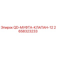 2658323233 QD-МУФТА-КЛАПАН-12 Epiroc
