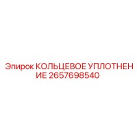 2657698540 КОЛЬЦЕВОЕ УПЛОТНЕНИЕ Epiroc