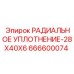 666600074 РАДИАЛЬНОЕ УПЛОТНЕНИЕ-28X40X6 Epiroc