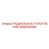 666600068 РАДИАЛЬНОЕ УПЛОТНЕНИЕ Epiroc