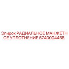 5740004458 РАДИАЛЬНОЕ МАНЖЕТНОЕ УПЛОТНЕНИЕ (Epiroc)