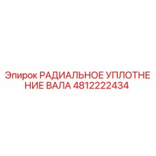 4812222434 РАДИАЛЬНОЕ УПЛОТНЕНИЕ ВАЛА Epiroc