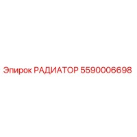 5590006698 РАДИАТОР Эпирок