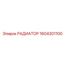 1604301100 РАДИАТОР Epiroc