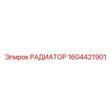 1604421901 РАДИАТОР Epiroc
