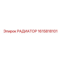 1615818101 РАДИАТОР Epiroc