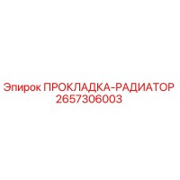 2657306003 ПРОКЛАДКА-РАДИАТОР Epiroc