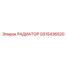РАДИАТОР (GS15436520) Epiroc