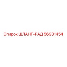 56931454 ШЛАНГ-РАД Epiroc