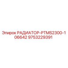 РАДИАТОР-PTMS2300-106642 (9753229391) Epiroc