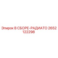 2652122298 В СБОРЕ-РАДИАТО Epiroc