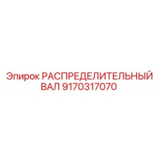 9170317070 РАСПРЕДЕЛИТЕЛЬНЫЙ ВАЛ Epiroc
