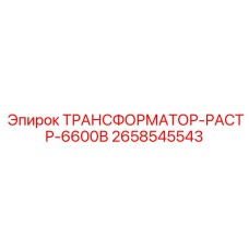 2658545543 ТРАНСФОРМАТОР-РАСТР-6600В Epiroc