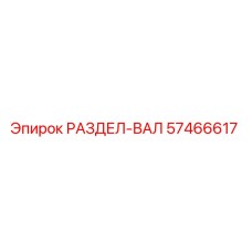 57466617 РАЗДЕЛ-ВАЛ Epiroc