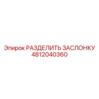 4812040360 РАЗДЕЛИТЬ ЗАСЛОНКУ Epiroc