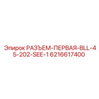 6216617400 РАЗЪЕМ-ПЕРВАЯ-BLL-45-202-SEE-1 Epiroc