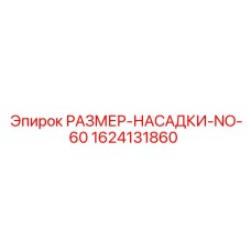 Профессиональная насадка NO-60 производства Epiroc артикул 1624131860