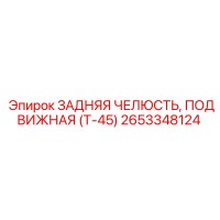 2653348124 ЗАДНЯЯ ЧЕЛЮСТЬ, ПОДВИЖНАЯ (Т-45) Epiroc