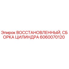 6060070120 ВОССТАНОВЛЕННЫЙ, СБОРКА ЦИЛИНДРА Epiroc