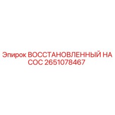 2651078467 ВОССТАНОВЛЕННЫЙ НАСОС Epiroc