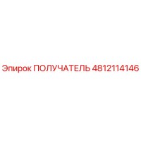 4812114146 ПОЛУЧАТЕЛЬ Epiroc