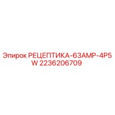 2236206709 РЕЦЕПТИКА-63AMP-4P5W Epiroc