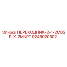 9246020502 ПЕРЕХОДНИК-2-1-2MBSP-X-2MNPT Epiroc