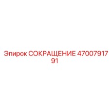 4700791791 СОКРАЩЕНИЕ Epiroc