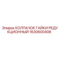 1630600408 КОЛПАЧОК ГАЙКИ РЕДУКЦИОННЫЙ Epiroc