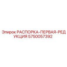 5750057392 РАСПОРКА-ПЕРВАЯ-РЕДУКЦИЯ Epiroc