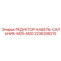 2236208215 РЕДУКТОР-КАБЕЛЬ-САЛЬНИК-M25-M20 Epiroc