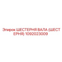 1092023009 ШЕСТЕРНЯ ВАЛА (ШЕСТЕРНЯ) Epiroc