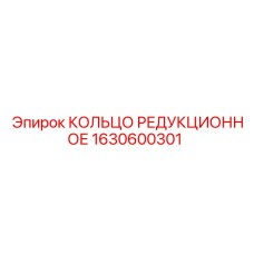 1630600301 КОЛЬЦО РЕДУКЦИОННОЕ Epiroc