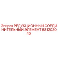 581203040 РЕДУКЦИОННЫЙ СОЕДИНИТЕЛЬНЫЙ ЭЛЕМЕНТ Epiroc