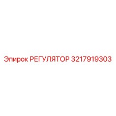 3217919303 РЕГУЛЯТОР Epiroc