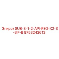 9753243613 SUB-3-1-2-API-REG-X2-3-8IF-B Epiroc
