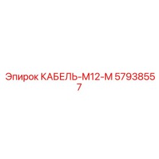57938557 КАБЕЛЬ-M12-M Epiroc