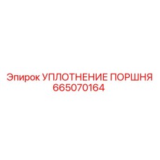 665070164 УПЛОТНЕНИЕ ПОРШНЯ Epiroc