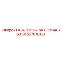 2650784008 ПЛАСТИНА-MTG-RIB40753 Epiroc