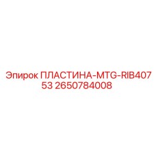 2650784008 ПЛАСТИНА-MTG-RIB40753 Epiroc