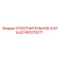 663210271 УПЛОТНИТЕЛЬНОЕ КОЛЬЦО Epiroc