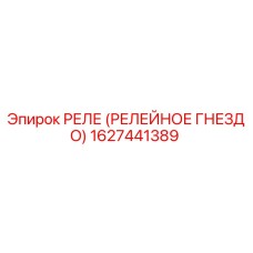 1627441389 РЕЛЕ (РЕЛЕЙНОЕ ГНЕЗДО) Epiroc