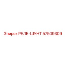 57509309 РЕЛЕ-ШУНТ Epiroc
