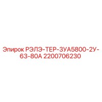 2200706230 РЭЛЭ-ТЕР-3УА5800-2У-63-80А Epiroc