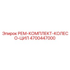 4700447000 РЕМ-КОМПЛЕКТ-КОЛЕСО-ЦИЛ Epiroc