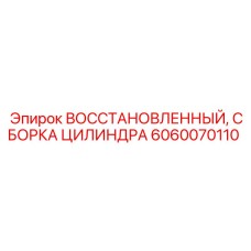 6060070110 ВОССТАНОВЛЕННЫЙ, СБОРКА ЦИЛИНДРА Epiroc