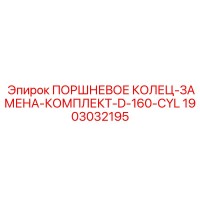1903032195 ПОРШНЕВОЕ КОЛЬЦО-ЗАМЕНА-КОМПЛЕКТ-D-160-CYL Epiroc